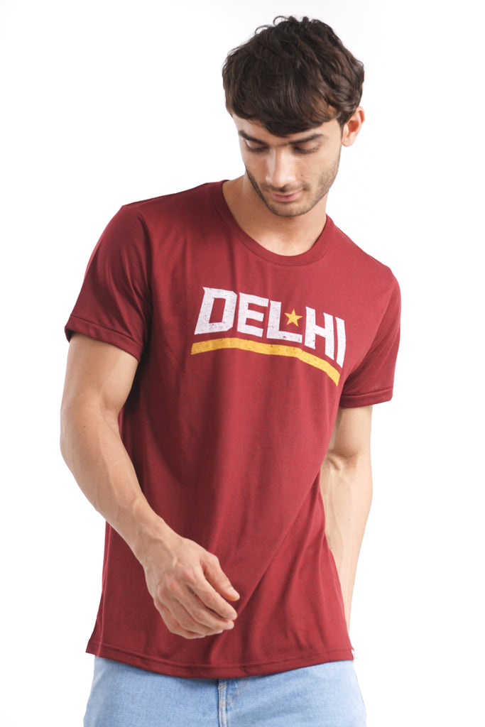 Delhi Sport T-Shirt in Wine