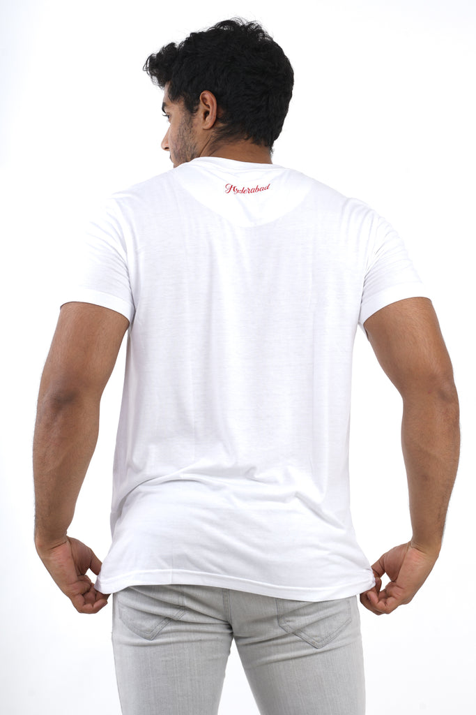 Hyderabad Logo T-Shirt in White