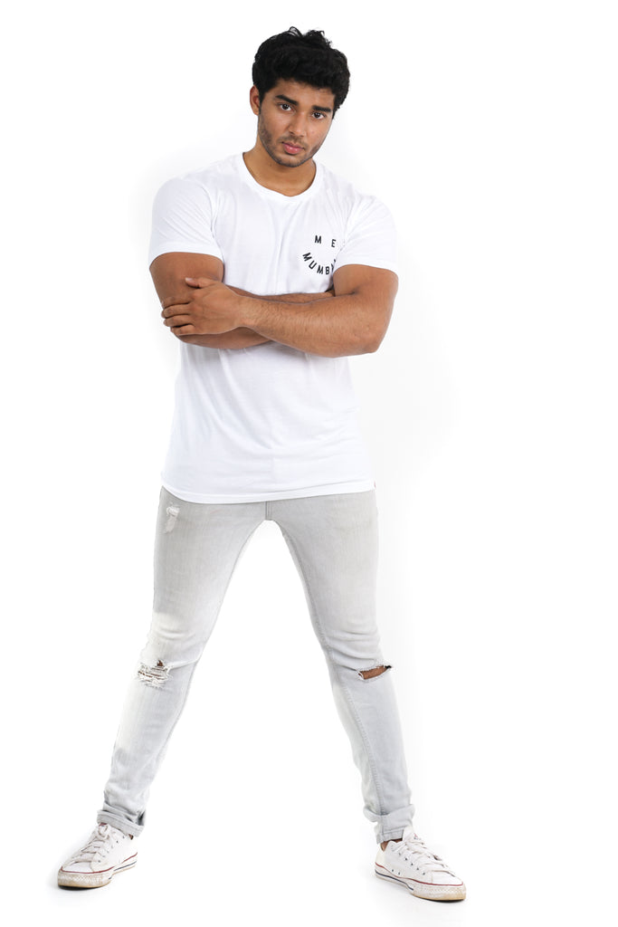 Me Mumbai Smiley T-Shirt in White
