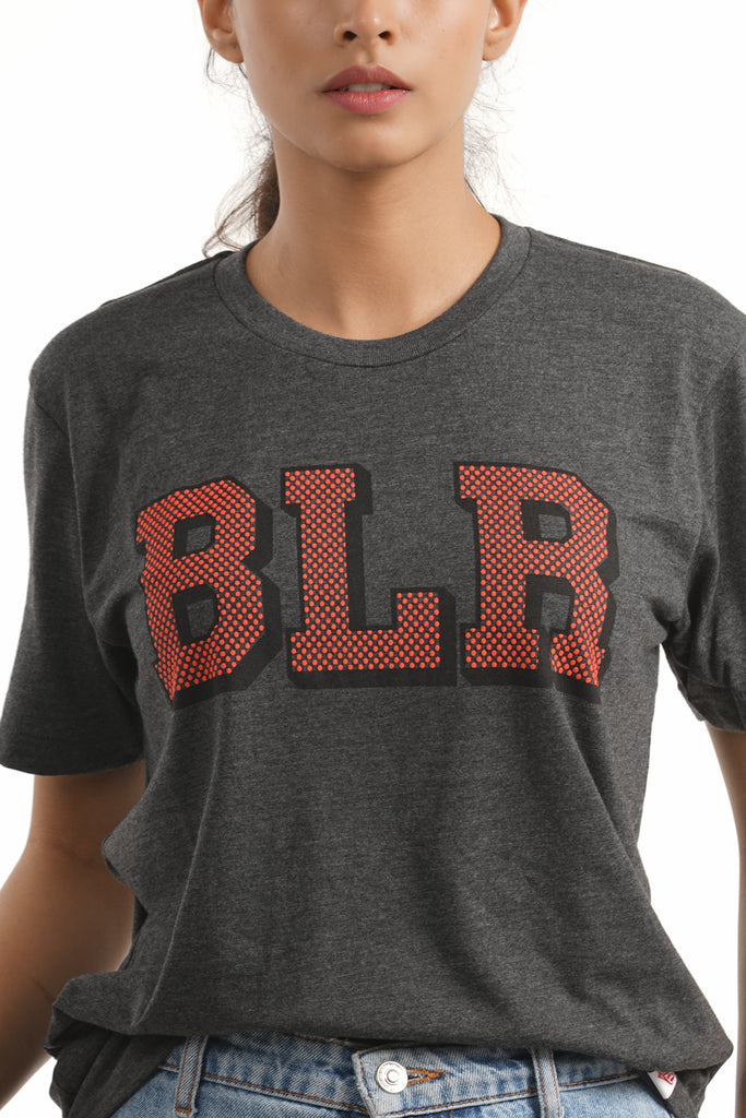 BLR Dotted T-Shirt in Charcoal