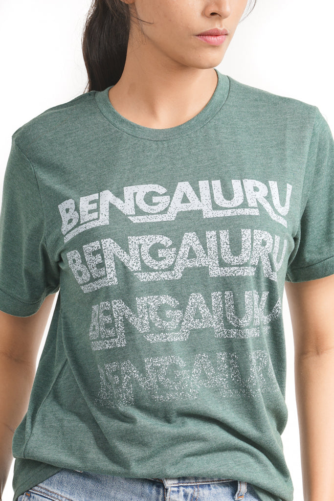 Bengaluru x4 T-Shirt in Bottle Green