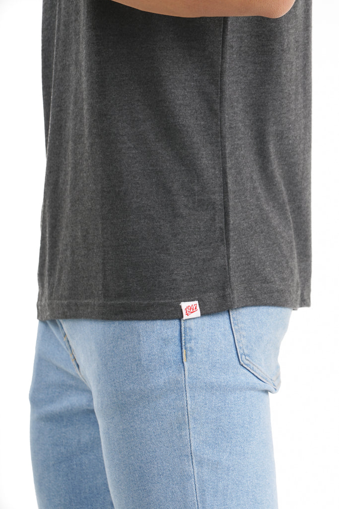 BLR Dotted T-Shirt in Charcoal