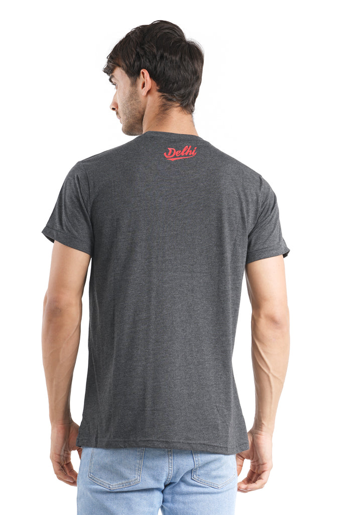 DEL Dotted T-Shirt in Charcoal